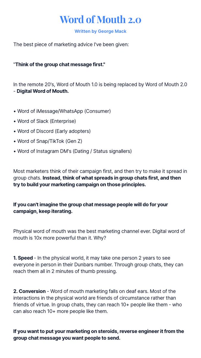 george__mack's tweet photo. The best marketing advice I've ever had. https://t.co/CU6JD0idCv