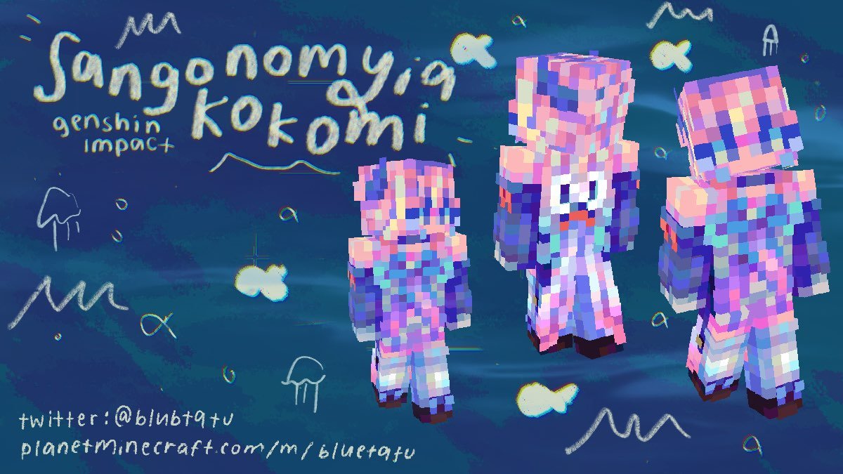 Genshin impact minecraft skins