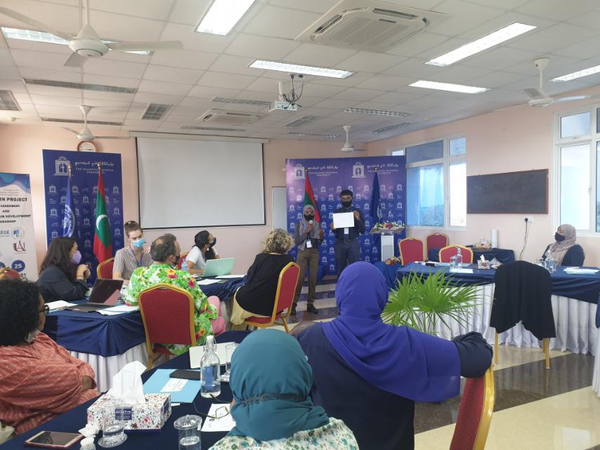 MNUedu's tweet photo. Need Assessment and Curriculum Development workshop of the CHILDRN project was inaugurated in Addu City today. 

 #childrn #erusmus+#MNU https://t.co/mNymu4Iff0