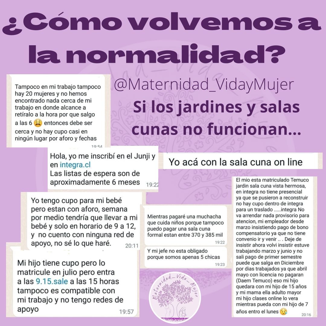 MaterVidaMujer's tweet photo. @SubEducParv @MjHonorato según su estadística el 97% de salas cunas volvieron a la normalidad nos explica entonces cómo un bebé asista online? Solo asista 4 horas diarias? Solo pueda ir 3 veces a la semana? O simplemente la sala cuna no abrirá? Está es su normalidad? https://t.co/739zJ1UUte