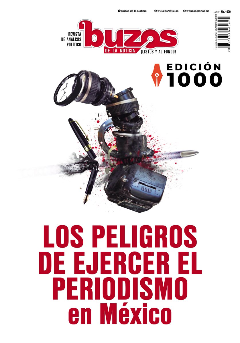 BuzosNoticias's tweet photo. En #LasMilRevistasBuzos le informamos los principales momentos de México y el mundo. Evidenciamos la situación del país de la mano de gobiernos en turno. En la 4T, ejercer el periodismo libre es mas riesgoso; aun así, nuestro compromiso es con usted.
https://t.co/fhLzKiRFvN https://t.co/iL5iQUoHxk