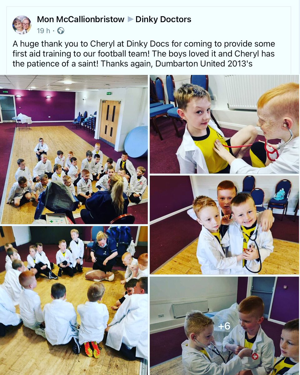CJones0078's tweet photo. A wee trip last week to train the Dumbarton United players, 😁 next year we are doing a Scottish Tour, get in touch if you would like a visit, we can deliver the program at Nurseries, schools, football teams, brownie groups and any group of children ages 3-12 🩺⛑❤️🚑 https://t.co/zaOvAOjtys
