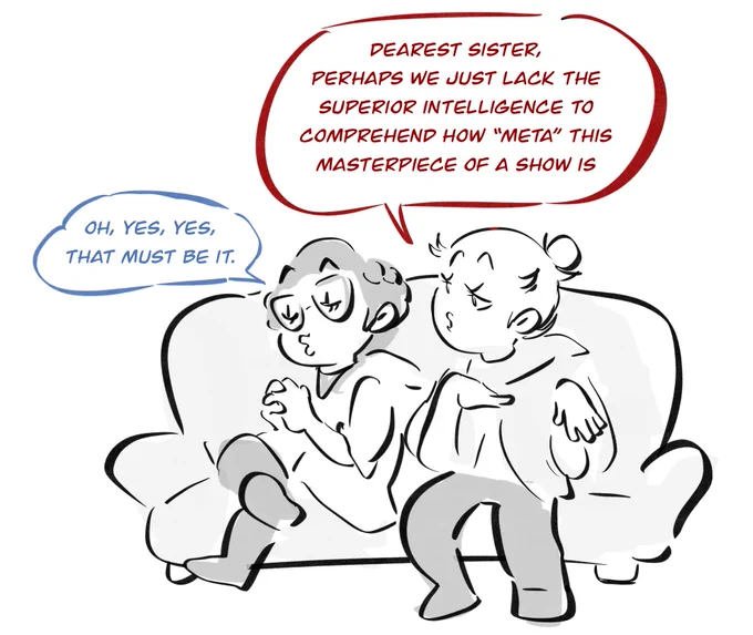 This is our favorite joke now. Bless you if you know w̶h̶o̶ what we're talking about 