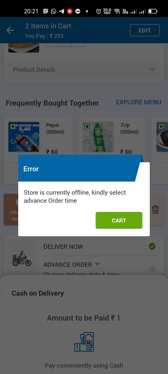 ChoudharyAchal's tweet photo. @dominos_india Useless offer.
dominos spoiling the match
#spoilingthematch https://t.co/nqy4TAGxni