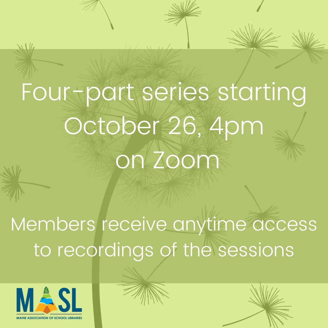 MASLibraries's tweet photo. Join MASL on Tuesday for PD delivered to YOU - on the topic of Weeding, to kick off our Librarian Survival 101 series! Still time to register - MASL members have anytime access to recordings! https://t.co/mk3obUQObK #MASLme #librarianPD #weedingPD #schoollibraries https://t.co/SiHonFSrZN
