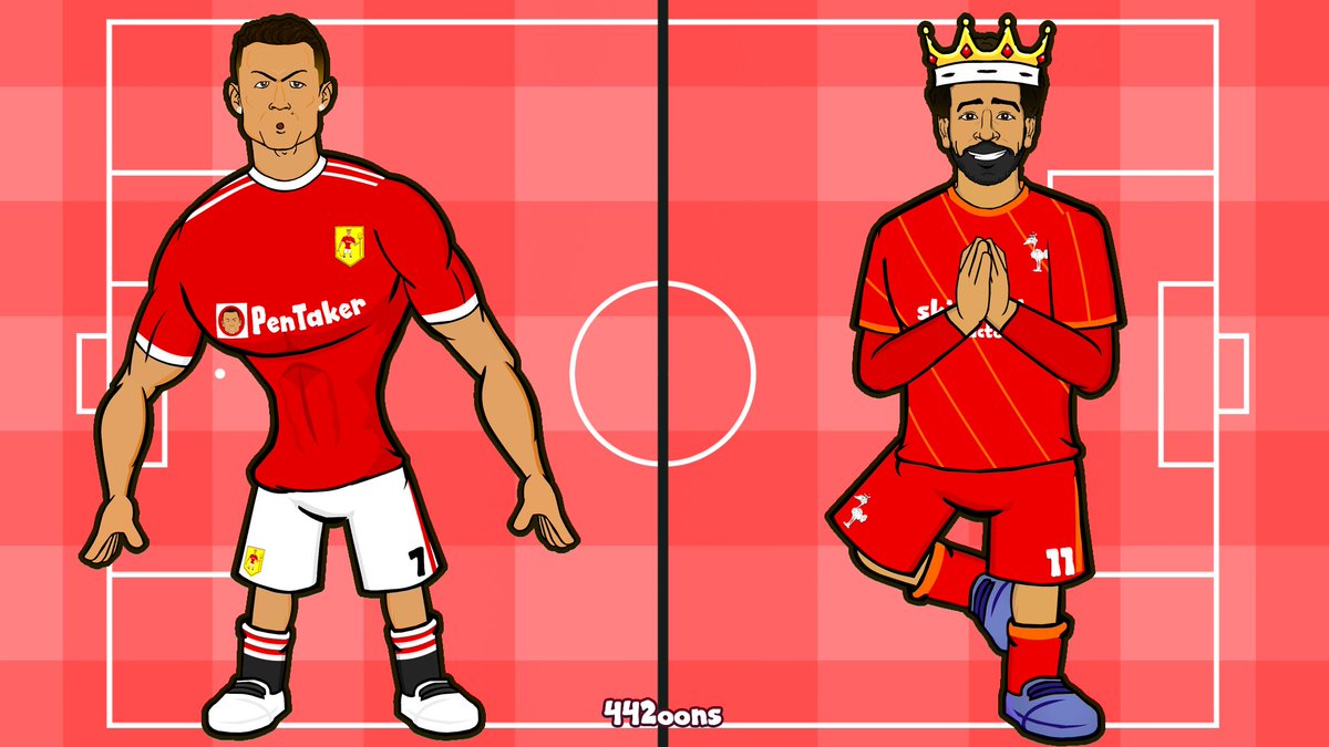 442oons's tweet image. Who's gonna score more goals today? #MUNLIV

🔁 for Ronaldo
❤️ for Salah
