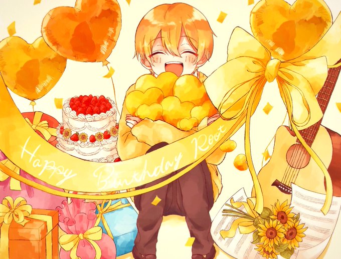 「誕生日 オレンジ髪」のTwitter画像/イラスト(人気順)