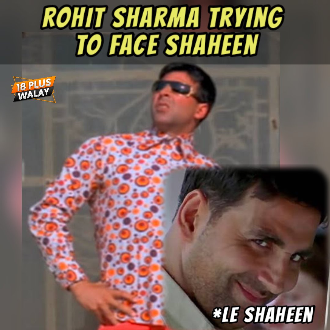 18PlusWalay's tweet photo. Rohit vs Shaheen 🥺❤️
#T20WorldCup2021 #PAKvIND #Pakistan https://t.co/VOPenHDPuw
