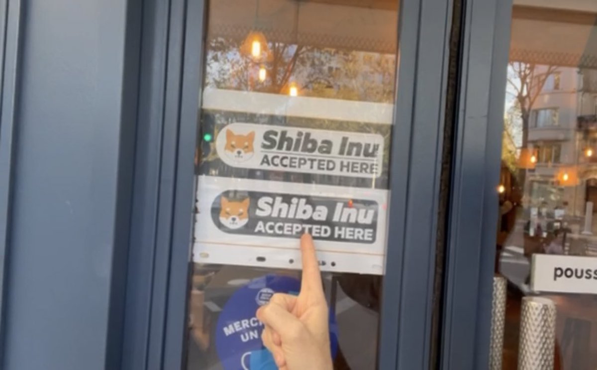 Boolasama's tweet photo. $SHIB #SHIBARMY 
You can pay with $SHIB #ShibaCoin #ShibaInu in one nice restaurant in Paris 7ème arrondissement 👌💫 https://t.co/dIkPACn6Qu