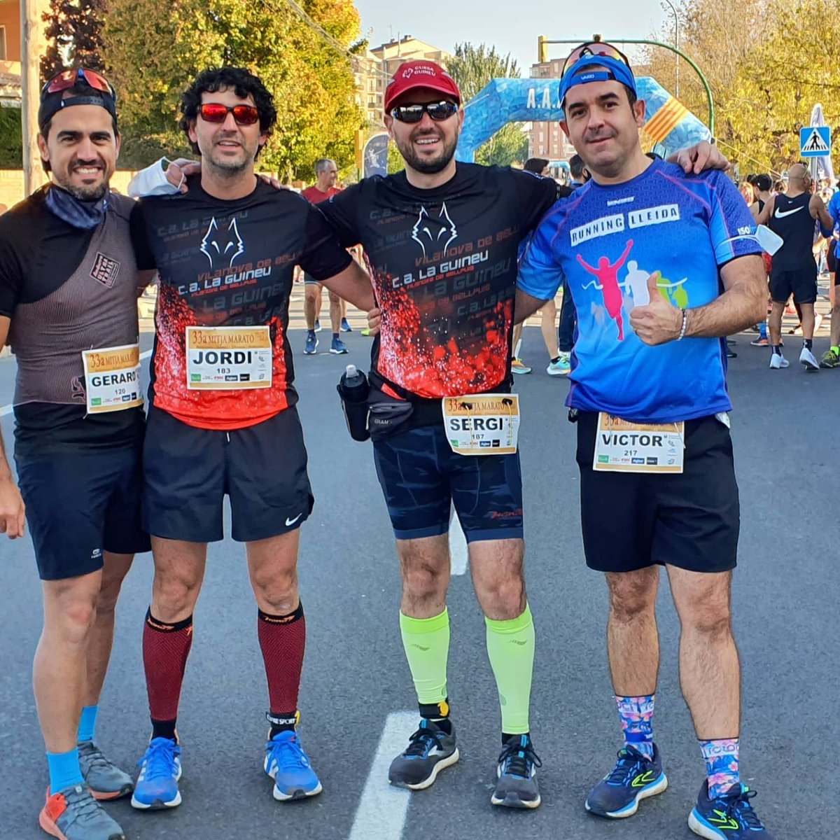 RunningLleida's tweet photo. Gran matinal de Running avui a Mollerussa amb la 33a Mitja Marató de Mollerussa, perfectament organitzada pels xafatolls.
Gran ambient i una gran acollida a Vilanova de Bellpuig. Gràcies a tots els que heu vingut a animar i als companys de la Lliga de Ponent que hem coincidit. https://t.co/yHJAkDAEAY