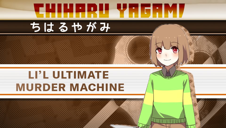 danganights's tweet photo. ⦇ ♚ ⦈ 𝕭𝑖𝑒𝑛𝑣𝑒𝑛𝑖𝑑𝑎 !

ㅤㅤㅤ           Chara
ㅤㅤㅤㅤㅤㅤㅤㅤ ⤹ Undertale

ㅤㅤㅤㅤᏪ Li'l SHSL Murder Machine

ㅤㅤㅤ─── @DeathFlxwer ─── https://t.co/Rmbs41MyKf