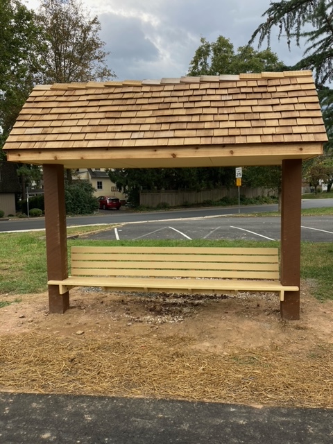 fcvpis's tweet photo. Thank you, @NOVA_Parks, for preserving, repairing (roof & other elements) & relocating the shelter erected by VPIS as a memorial to Elwood Street, a founding member, on the W&OD Trail. #VPIS #NoVA_Parks https://t.co/TmWA26F6ic