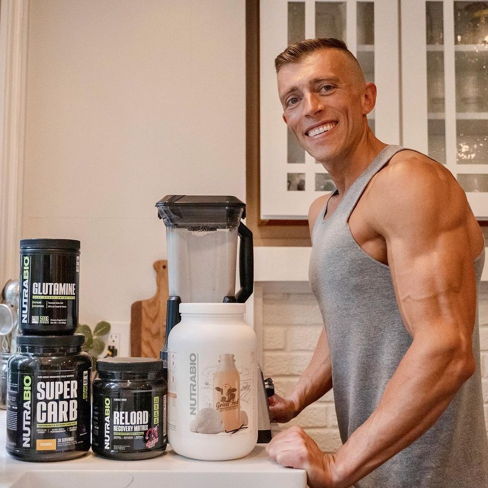 NutraBio's tweet photo. NutraBio Athlete @zane_hadzick is stocked up and ready to smash his goals with this stack 💪

Who else is ready for the week? Post a photo of your go-to stack and tag us for a chance to be featured! https://t.co/D8PFi5pVOc