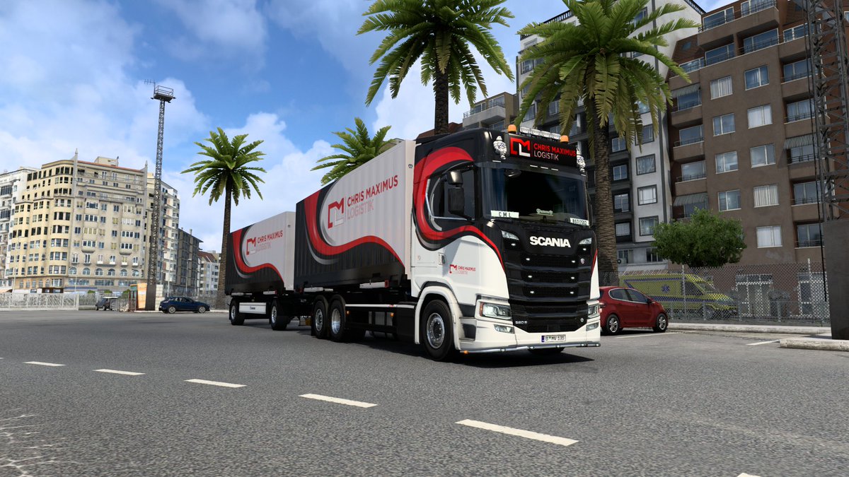 cml_logistik's tweet photo. Unterwegs in Spanien mit unseren neuen Wechselbrückenzug

#chrismaximuslogistik #chrismaximus #eurotrucksimulator2 #ets2 #scs #scssoftware #bestcommunityever https://t.co/KoDfO7J5p2