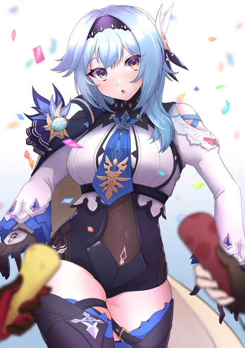 ✨❄エウルア誕生日おめでとう～!!❄✨
#原神 #Eula 
#エウルア生誕祭2021 