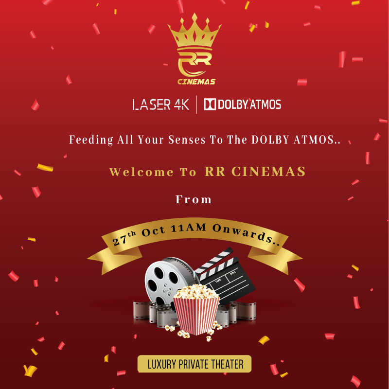 rr_cinemas's tweet photo. #RRCinemas @Neyveli
 
Free Demo Show Starts From on 27th Oct - 11AM onwards @RRCinemas Luxury Private Theater.

Hurry Up!!!  Book Your Seats @RRCinemas Website https://t.co/9PTEJ0g5Vi

#LASER 4K | #DOLBY ATMOS | #SILVER SCREEN
#LUXURY INTERIOR &amp; AMBIENCE | #RECLINERS https://t.co/NSQDHE0bQB