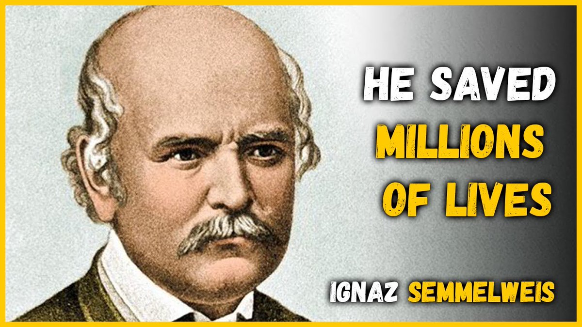 Folkbuzz8's tweet photo. Check out my latest video "Ignaz Semmelweis Discovery that Saved Millions of Lives"

Watch Now: https://t.co/9imG9pLZE7 https://t.co/2CyCPwEOwR