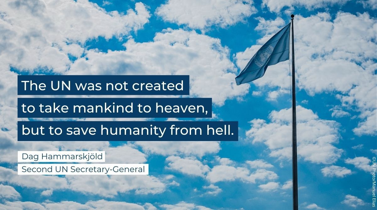 UNESCO's tweet image. Today marks the 76th anniversary since one of the best ideas humankind ever came up with: the #UnitedNations. 

Happy #UNDay🇺🇳!