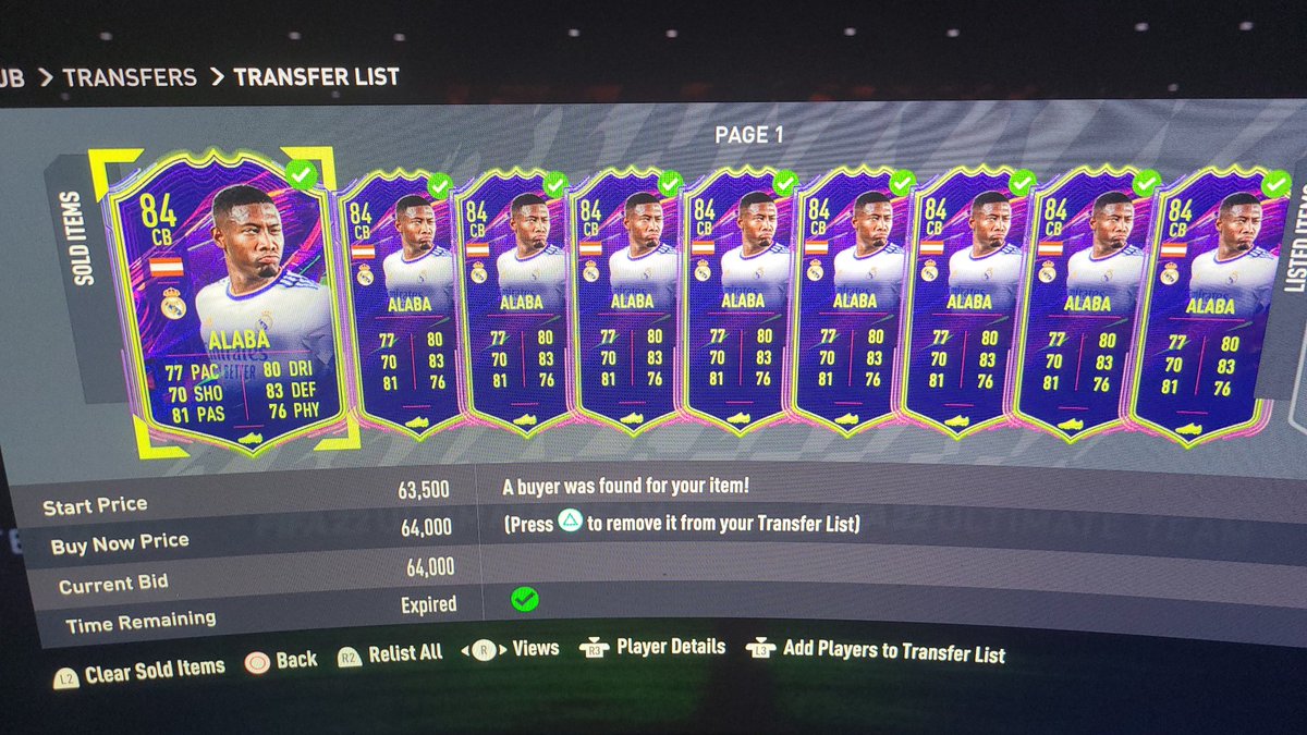 TheFIFA22guide's tweet photo. All bought yesterday for 20k

Made 45k per card🥵

I guess I should open my own patreon🤣

#FIFA22 https://t.co/9R57OAkwOf