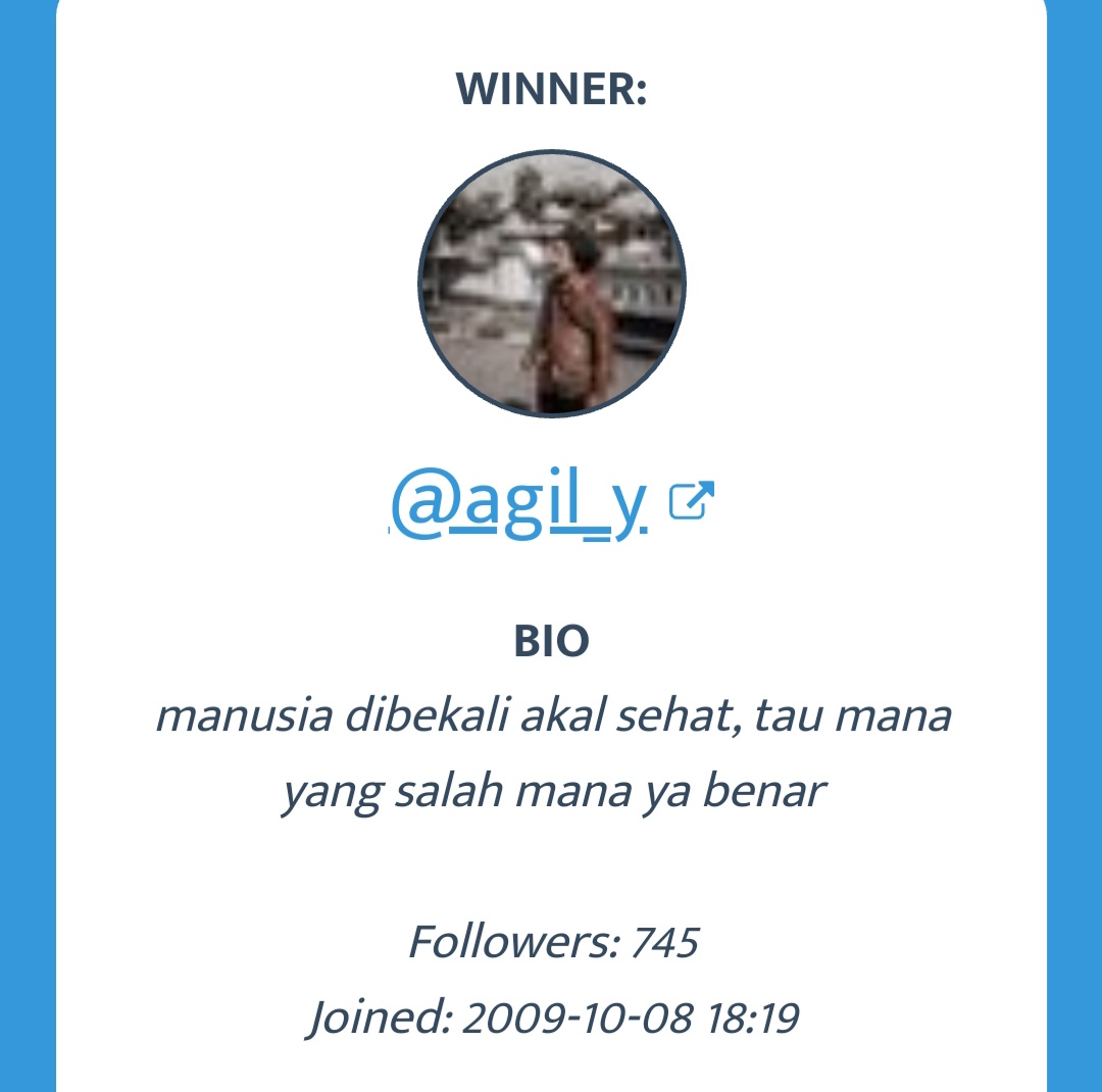 txtfromsoc's tweet photo. Pemenang GA yang Kedua #MauSalahSatu dipilih secara random oleh aplikasi (Bukan MasMin) dimenangkan oleh :
Selamat mas @agil_y 🥳
#GASOC #TXTSOC
Terimakasih @ketumbuid untuk Buku yang sangat Giveawayable banget 😍
Info lebih lanjut bisa DM MasMin 👌🏻 https://t.co/s6NR2KSiga