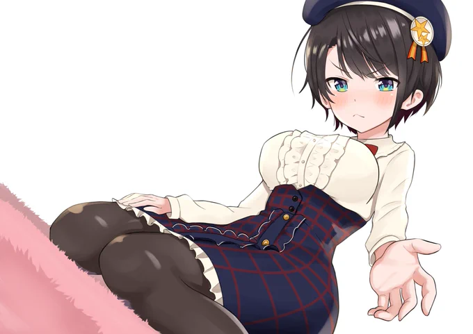 何回か投稿しているスバルちゃん膝枕
 #今年も残りわずかなので今年一番伸びた絵を貼る見た絵描きさんも強制でやる 