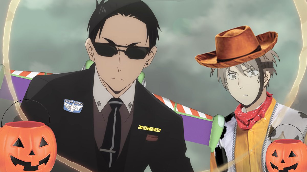 It's the spooky season. This was his costume idea if anyone is wondering.