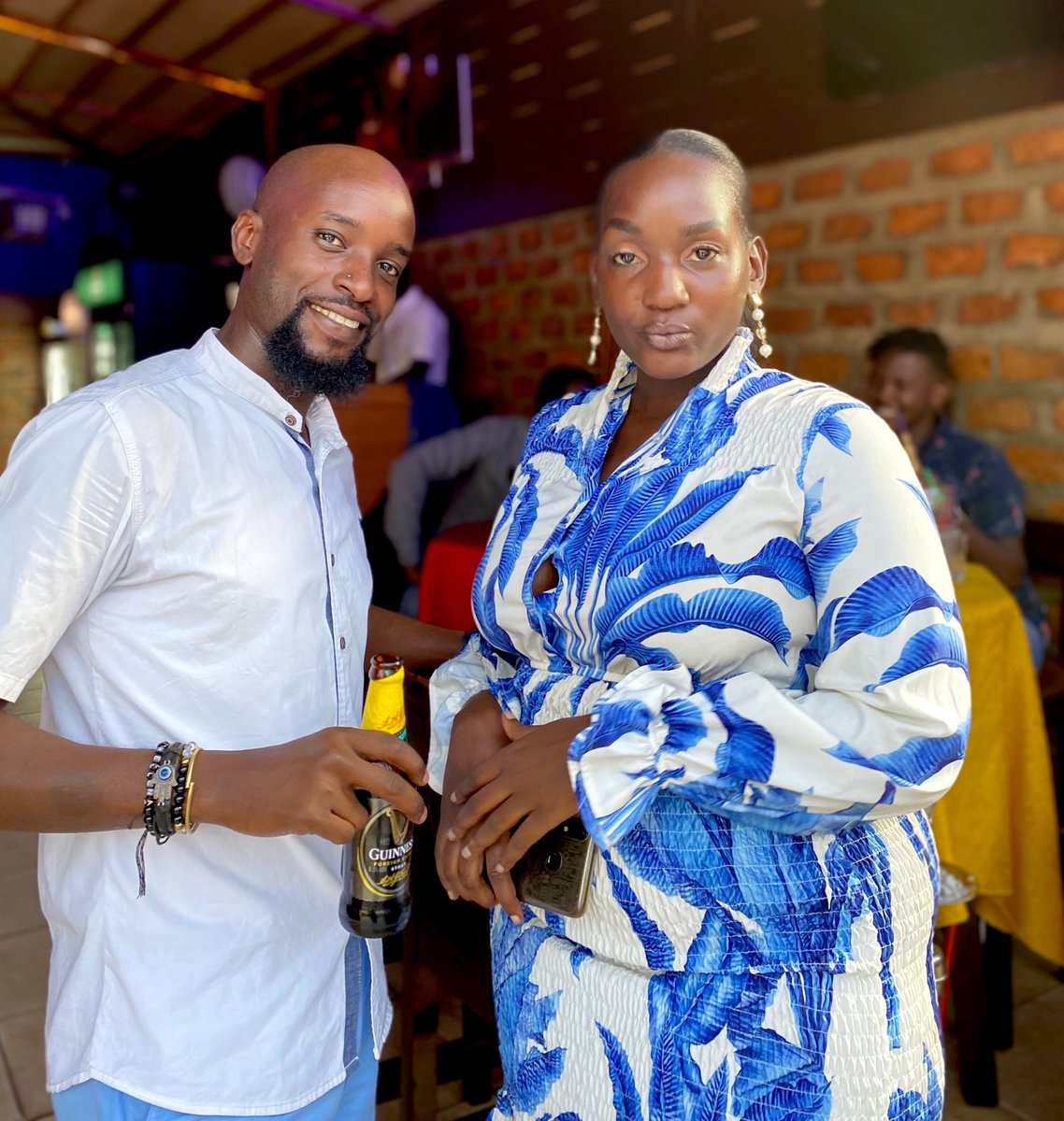 Kamali_21's tweet photo. A happy life is lived only when you have a support system and check how the host of #RollCallSundays @MsSavage256 is shining with me.
#blackshinesbrightest #PaidPartnershipWithDiageo #GuinnessUG https://t.co/E6yTooXYCH