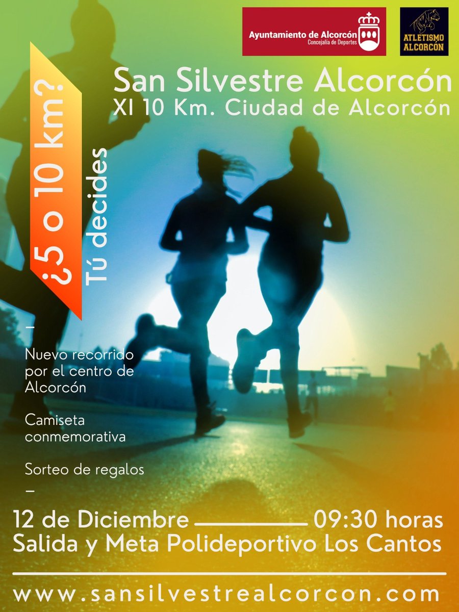 SanSilvesAlcorc's tweet photo. Mañana se abren las inscripciones para la #SanSilvestreAlcorcon desde nuestra página web https://t.co/nXFybNs1QK https://t.co/LT4xZU1xJm