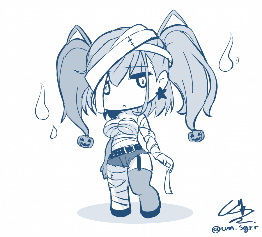 アトランタはやっぱり包帯巻くかなーとか思いながら描いてた 