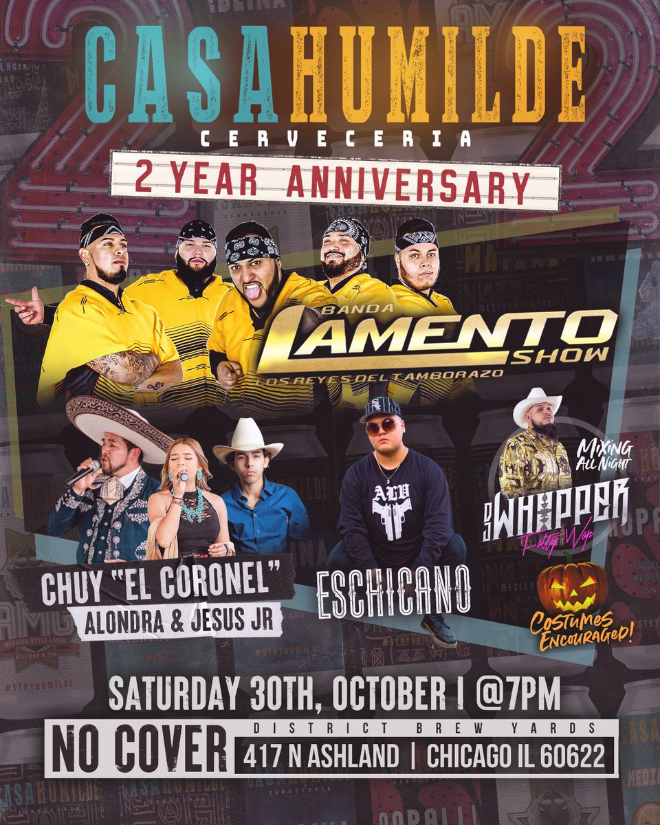 AguacateRecords's tweet photo. @LamentoShow  Weekend Up Next!! 
Friday at #Canton8 in Berwyn
Saturday at #Patron 64 in Villa Pk
Saturday at #LaSierra in Aurora
Saturday at @casa_humilde in Chicago
For Reservations 773.301.9083 
@aguacatepromo @carlosviejonvoz @PuroCompaEnt https://t.co/dQTDLGHk3s