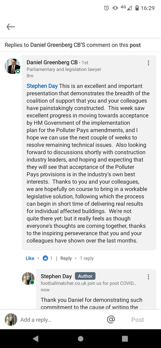 polluterpaysbsb's tweet photo. (POLLUTER PAYS LEGAL UPDATE) 

Update on an amazing week of progress with government on the #PolluterPays amendment. There is hope people. We believe this can be done. Push for it if you want it too.

#EndOurCladdingScandal @gtomlin @team_greenhalgh @michaelgove @EOCS_Official https://t.co/3mrP4DTbPD