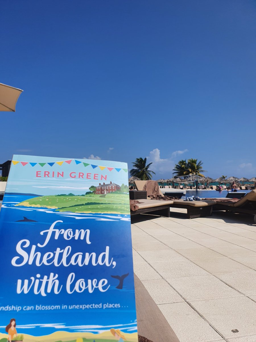 super_soph's tweet photo. What a perfect book from @ErinGreenAuthor to read in the Jamaican sunshine 🌞  
#fromshetlandwithlove #eringreen #halftermbook https://t.co/pKecqKgelr