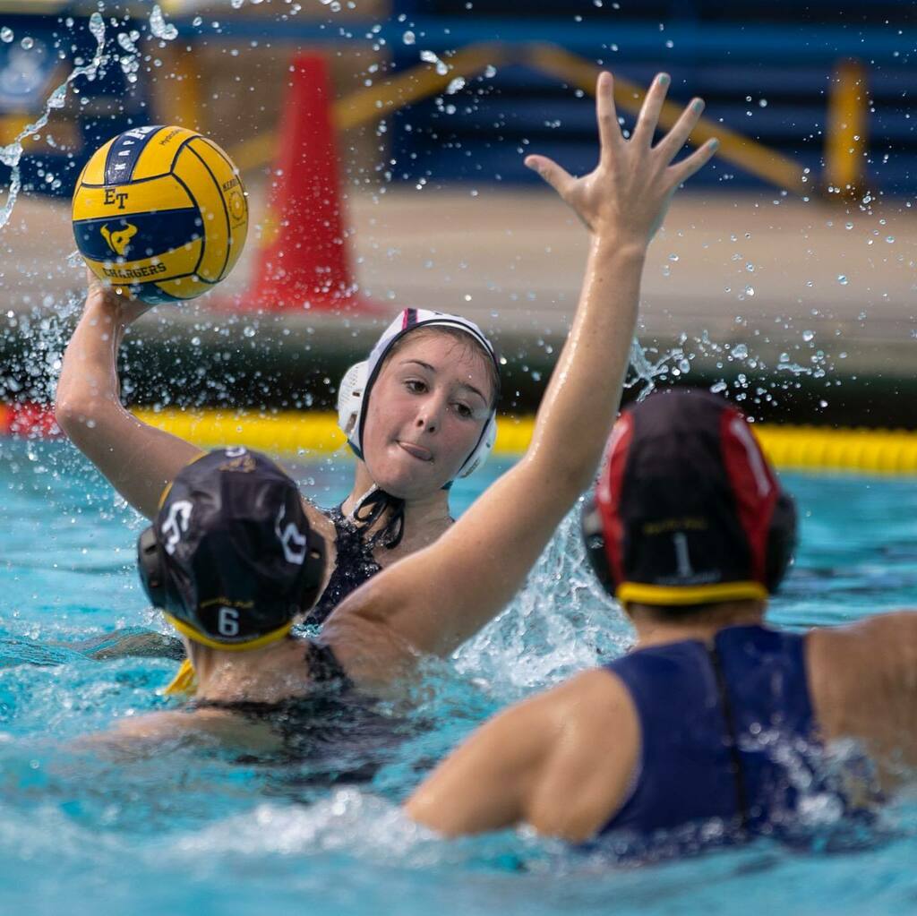 CDM girls water polo getting ready for season at SPA league games at El Tori High School, yesterday. The Sea Queens will play in the Fall Fling tournament next weekend. instagr.am/p/CVak765lyKX/