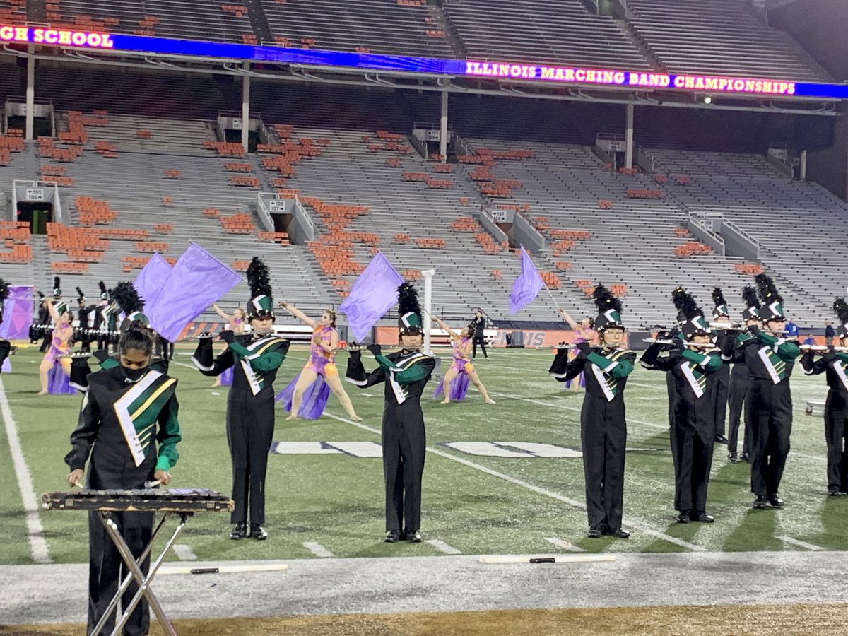 FremdVMB's tweet photo. Congrats VMB on an outstanding 2021 season! By far their best “Believe” show of the year at the U of I Marching Band Championships, placing 5th in the large school division. More importantly were the individual/section growth &amp; incredible  friendships and memories! #FHSspirit https://t.co/4BJa57BB32