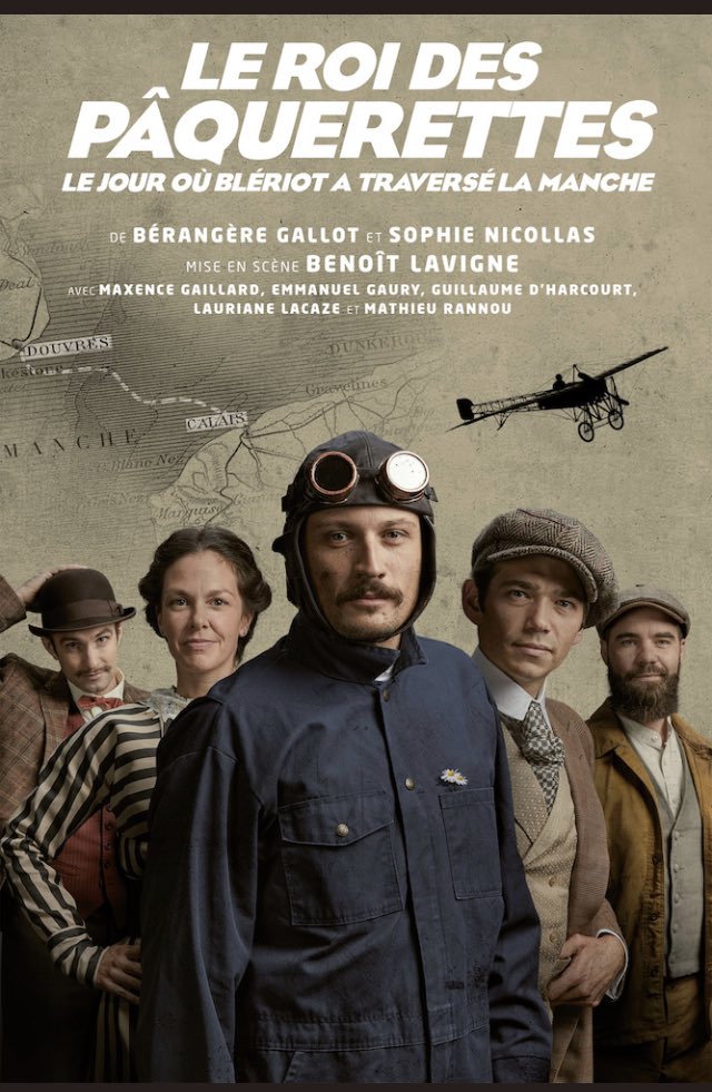 Viens de voir une pièce géniale sur Louis Blériot, réjouissant et très bien interprétée au  #Lucernaire