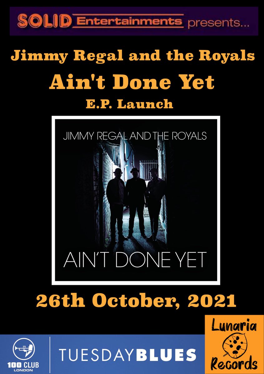 Join us at the 100 club. EP launch #blues #newrelease #livemusic