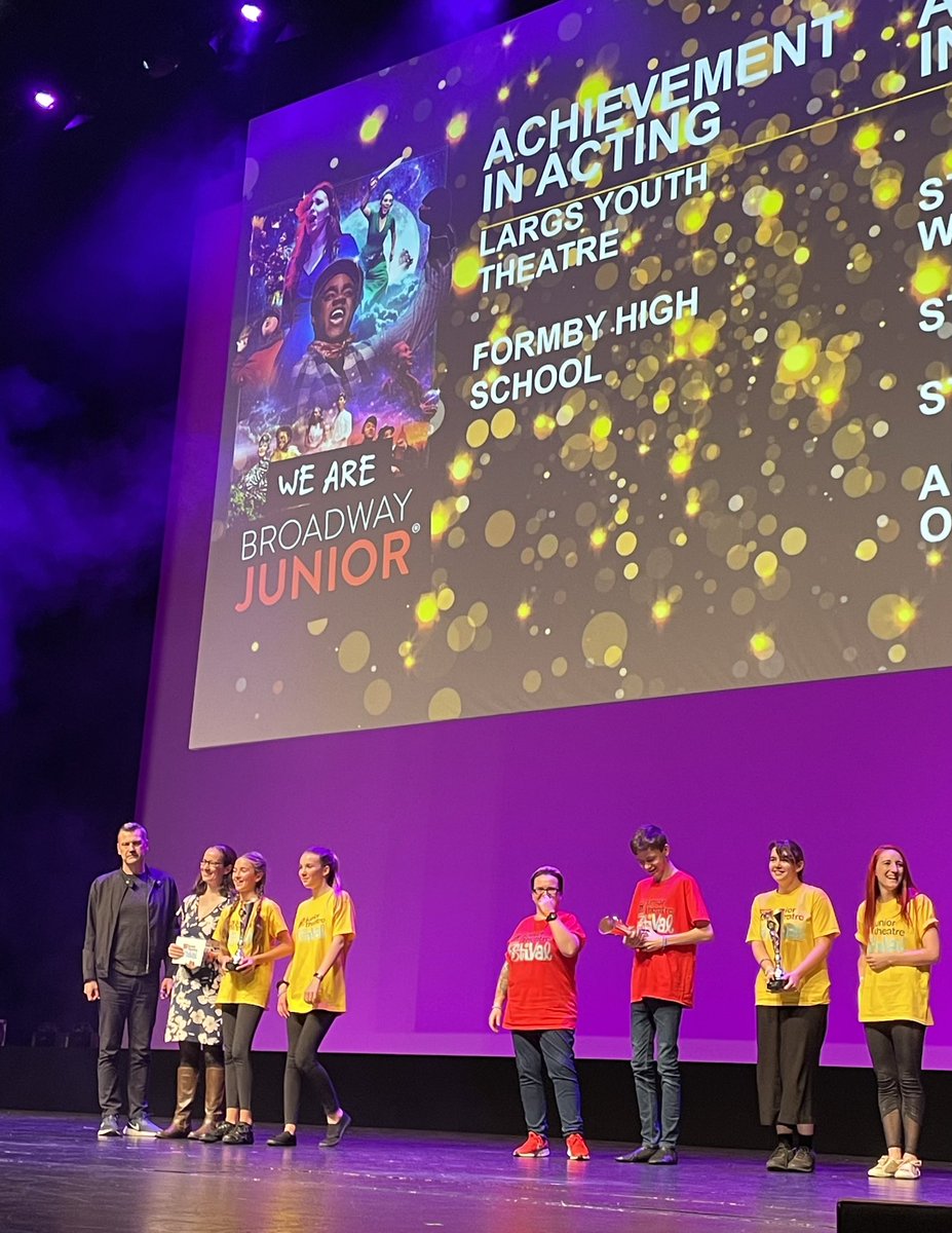 LargsYT's tweet photo. What’s that? 
We only went &amp; did it!

Award for Achievement In Acting!!! 
We are so proud of our students and tutors!
#JTF21 @MTIEurope https://t.co/ZliNMPsz9U