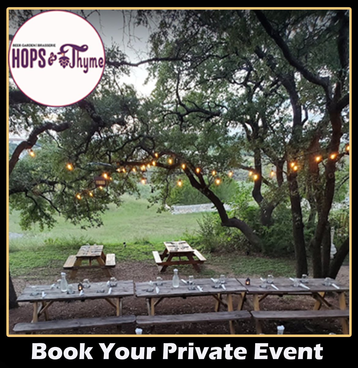 hops_thyme's tweet photo. Plan your next Private Event or Party at Hops & Thyme. If you plan it right You can catch a splendid Sunset, followed by dinner under the lights and stars!
#liveMusic #atx #lakeway #Restaurants #do512 #whenwherewhataustin #stufftodoinaustin #atxlife #austin360 #austinliving https://t.co/vY8MA8Iv5q