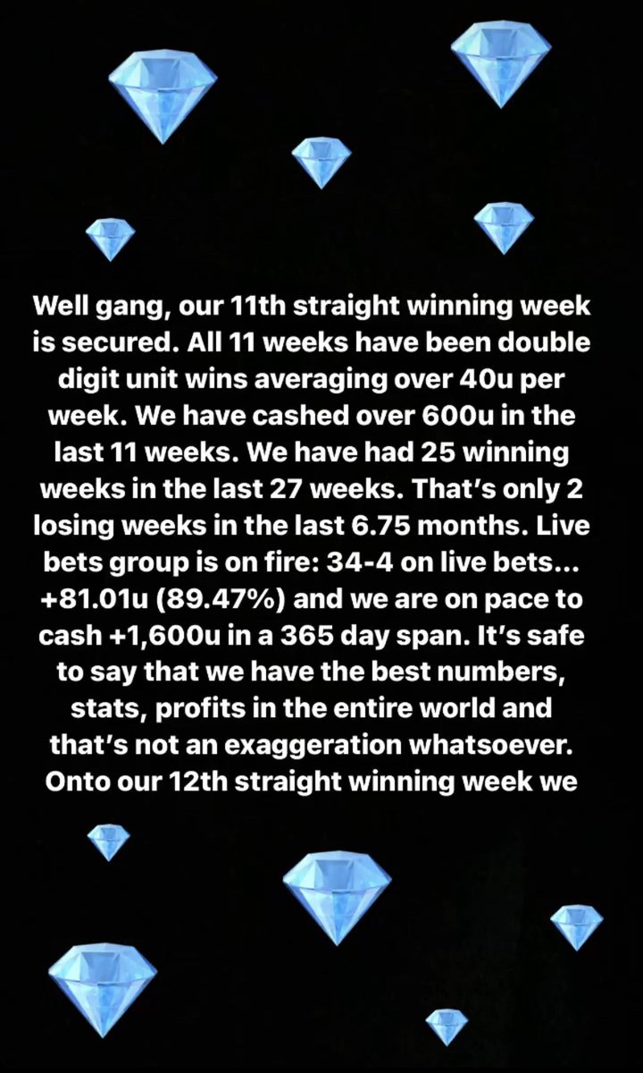 Betlifesports's tweet photo. Nobody on earth is doing what I am doing for my members. 700u in 152 days in fucking insanity. #AlienModeAlex #GoatMode #RoboCap #BeastMode
Have a blessed day and night y’all! I’m watching football, enjoying life and then going to the #SNF game Colts vs Niners. https://t.co/rQmcwP7tuO