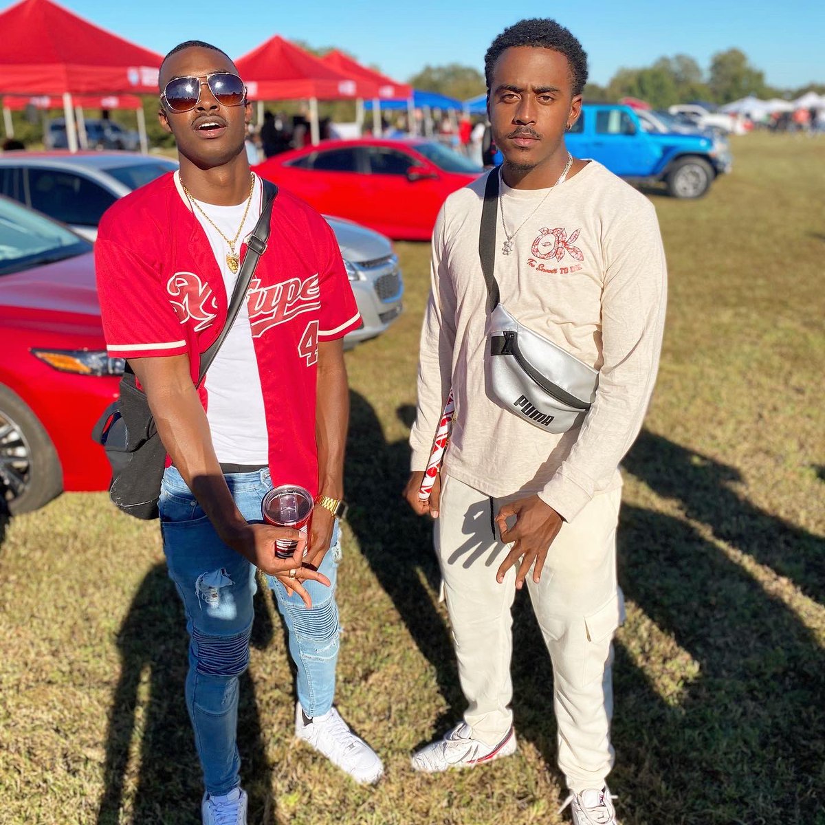 C_Swank_'s tweet photo. UWG Homecoming 2021. Had a great time reuniting and chopping it up with friends and brothers! #TooKleanTK https://t.co/Gp5GfEMwtt