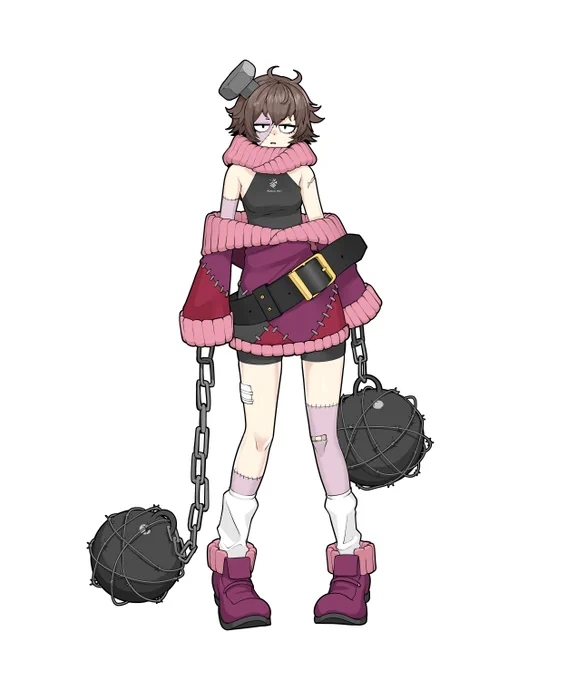 オリキャラ描きました 