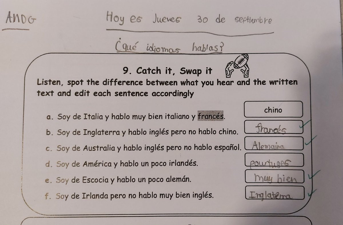 simograv's tweet photo. Absolutely. I can see how looking at scripted Listening, learners are becoming more confident with decoding skills and pronunciation too. Break the Flow, Spot the Intruder, Catch it and Swap it. #Primary #EPI  @MrVinalesMFL @StefPianigiani @Aurelie_LTH @SisaSilvia4 @MissFedrizzi https://t.co/nR2x65ATbD