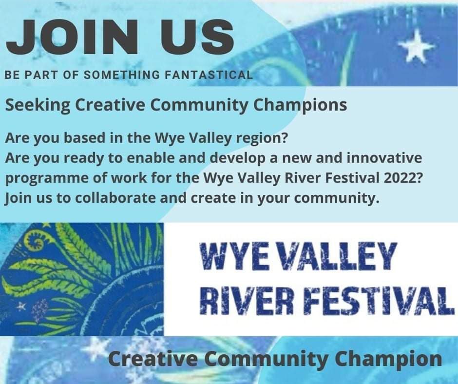 📣We’re hiring! Are you an artist, maker, facilitator in the Wye Valley? Thanks to funding from @wyebeauty we’re looking for local folk to co-create work for #WVRF. Details here: tinyurl.com/2twc929m #artsjobs #wyevalley #jobfairy #festival @ace_national #community