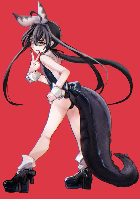 OCの🖤🐊🤍🐊 