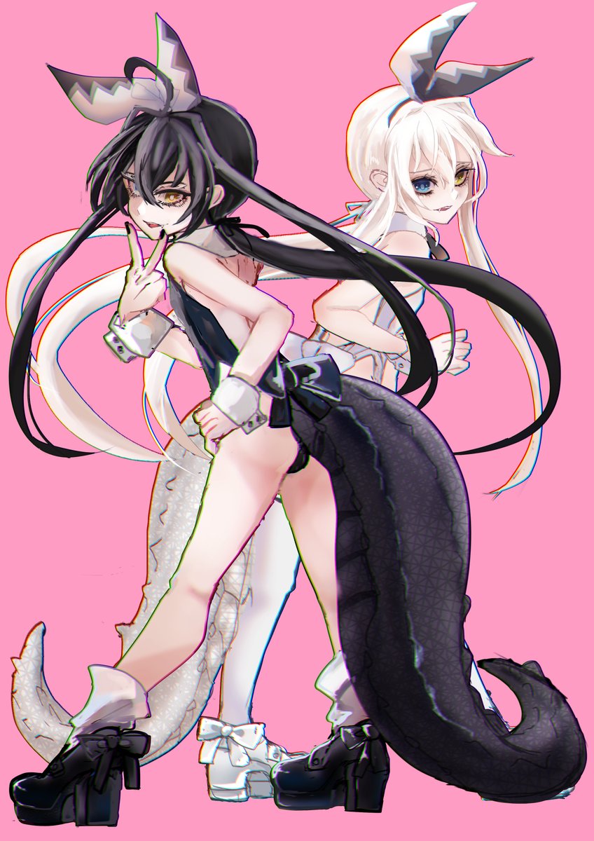 OCの🖤🐊🤍🐊 