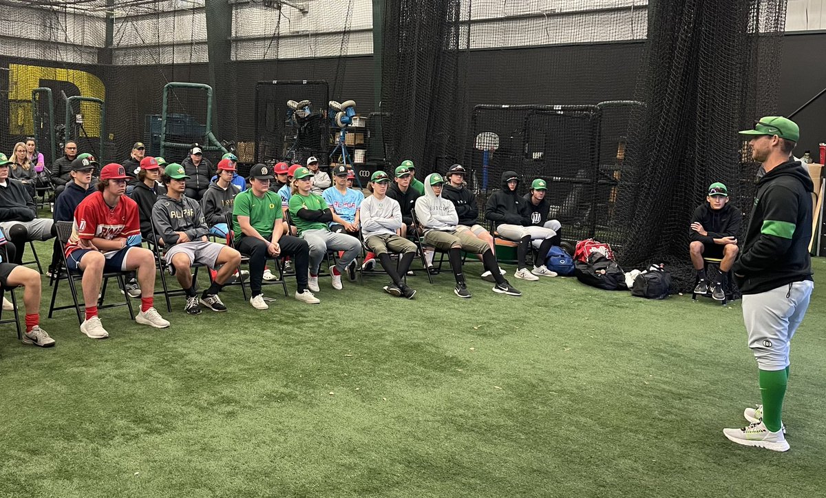 Alpha_BSB's tweet photo. Team Camp @OregonBaseball begins Sunday morning with a great talk from @JackMarder14 &amp; @Jake_Angier.

Invaluable info for players and parents! https://t.co/Xy8kc2ksHb