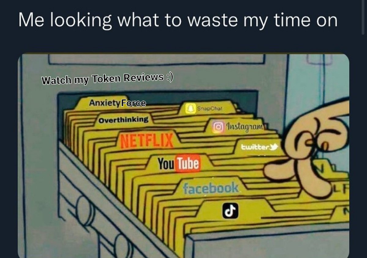 AnxietyForce_'s tweet photo. Watch my Token Reviews! :)
Link in Bio.
#cryptocurrecy #cryptotrading #Crypto #altcoins #tokenreviews https://t.co/3h9etfD4jx