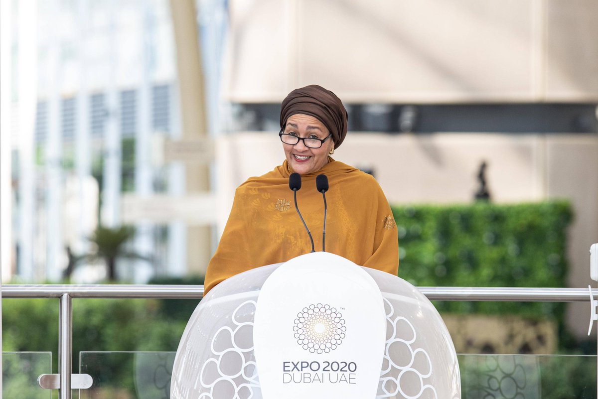 UAENews's tweet photo. Expo 2020 Dubai: UN marks 76 years of creating hope https://t.co/IXfqj38Gnn https://t.co/ww96jH5yUc