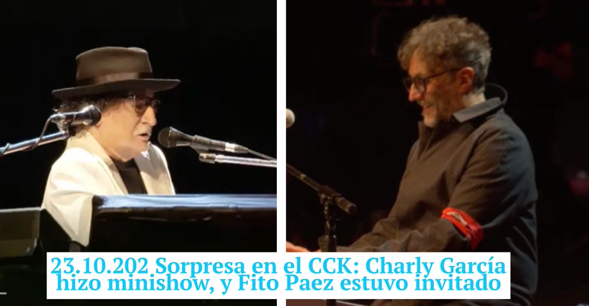 Ernesto_Ise's tweet photo. Dos fiestas públicas y una privada en el #FaenaHotel x #CharlyCumple70 #CharlyBA #CharlyGarciaCumple70 .La sorpresa @FitoPaezMusica & #Charly juntos en #CCK. Fiesta privada, invitados c celulares bloqueados. Todo en @perfilcom @perfildiario @Perfil1019 👇🏼 https://t.co/AfN8hK3vW2 https://t.co/ozCiBHeB28