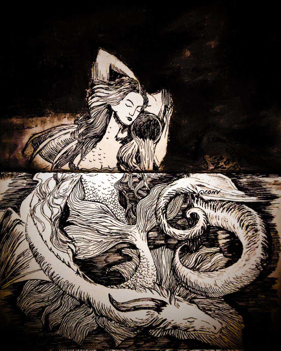 gruesmonmax's tweet photo. Day 23 &amp; 24
#leak #extinct #conv #inktober2021day23leak #inktober2021day24extinct #inktober2021 #inktober2021prompts #artistsoninstagram #artist #hiddendragon #MermaidQueen https://t.co/BZXwN5MZBI